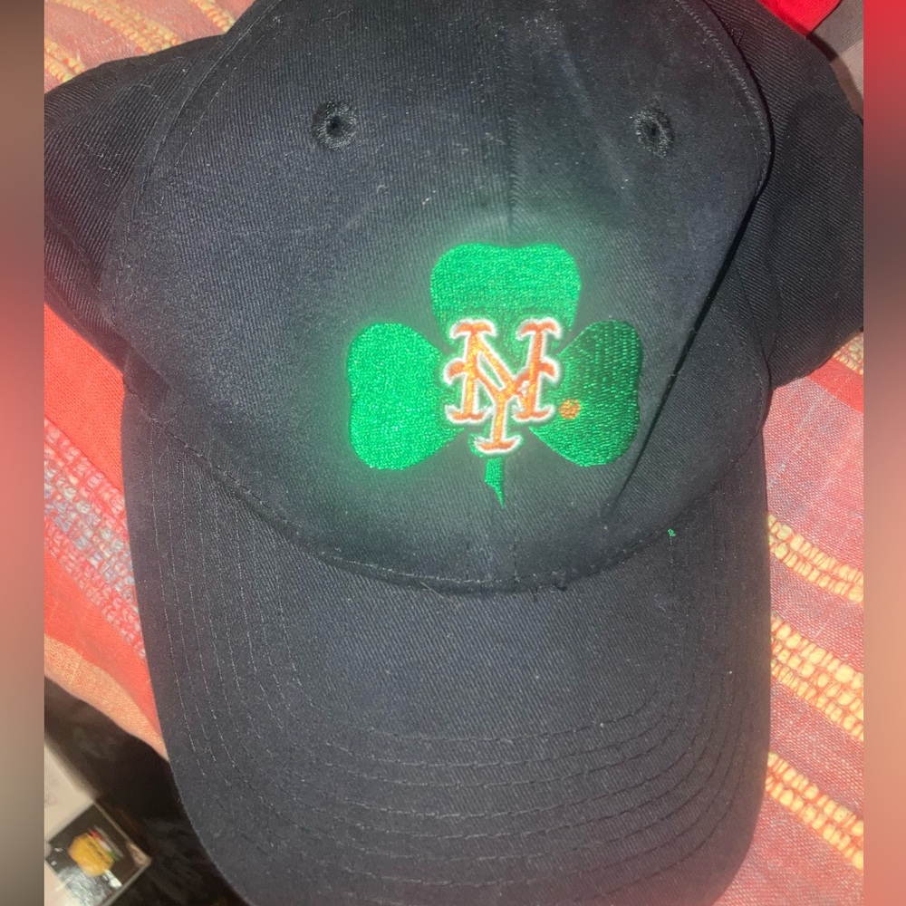 NY Mets "Irish Night" Baseball Cap MLB SGA adjustable snapback hat rare hat